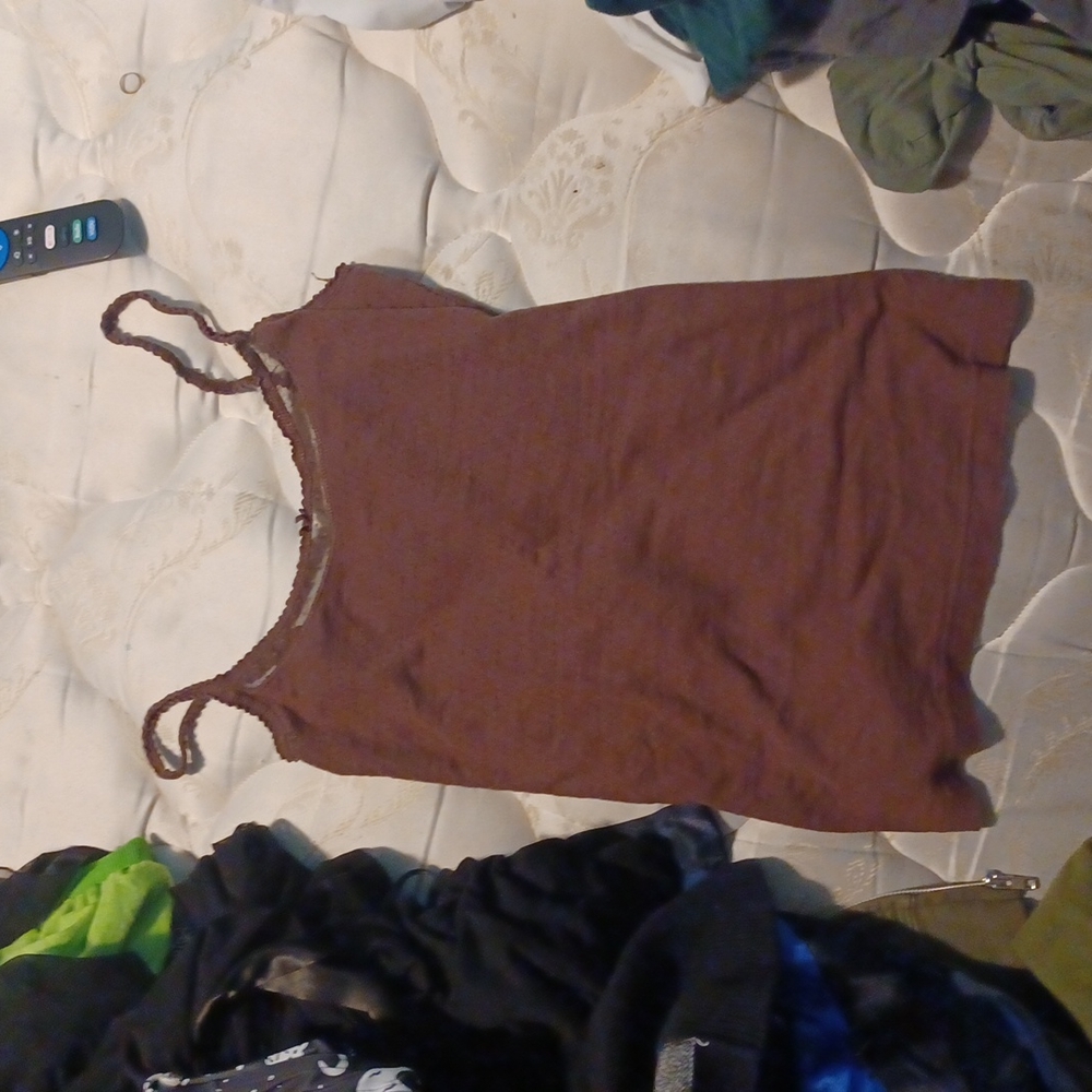 Brown L.e.i. Spaghetti strap top